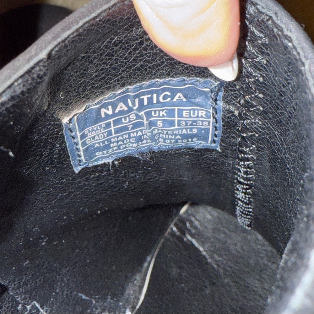 NAUTICA WEDGE ANKLE BOOTS SIZE 7 - Picture 5 of 6